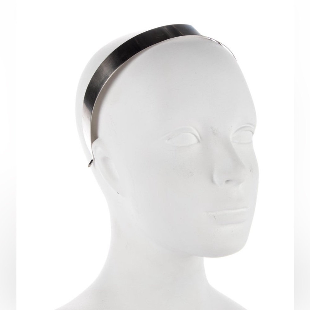 Chanel Silver Metal Headband